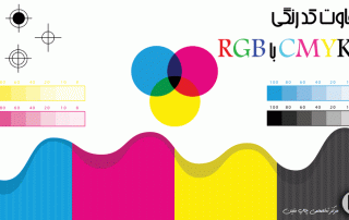 تفاوت کد رنگی CMYK با RGB